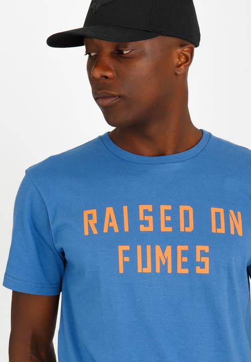 Fox - Raised On Fumes Tee Blue