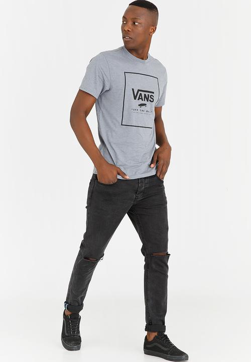 Vans - Print Box Cew Neck T-Shirt Grey