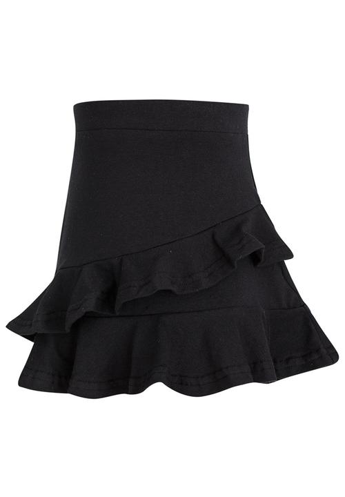 See-Saw - Frill Skirt Black