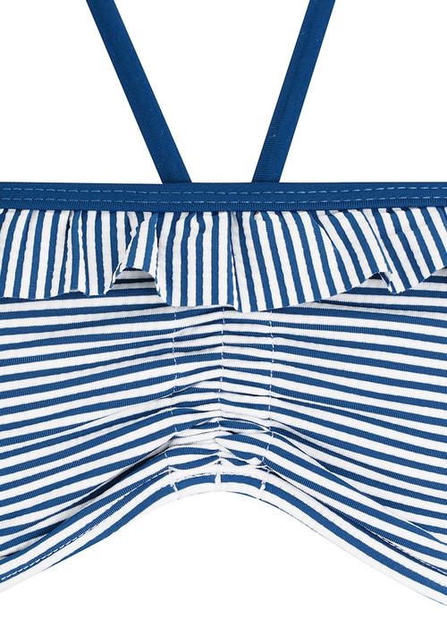 Pop Candy - Stripe Bikini Blue