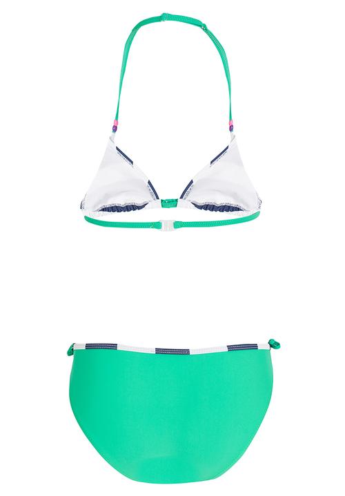 Pop Candy - Stripe Bikini Mid Green