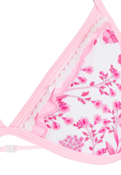 Pop Candy - Floral Print Bikini Pale Pink