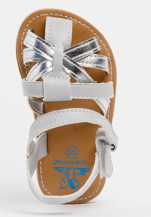 Pop Candy - Strappy Sandals Silver