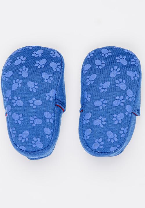 Pop Candy - Printed Slippers Blue