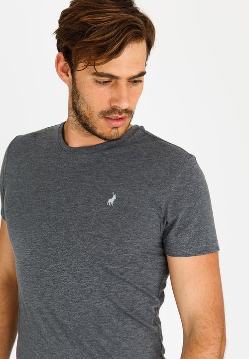 POLO - Crew Neck T Shirt Charcoal