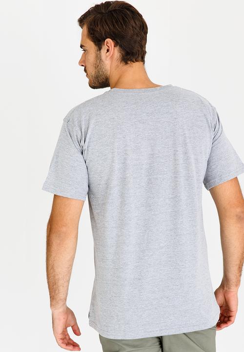 JEEP - Printed Tee Grey Melange