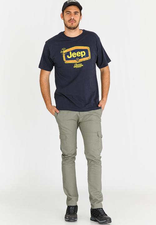 JEEP - Printed Tee Navy