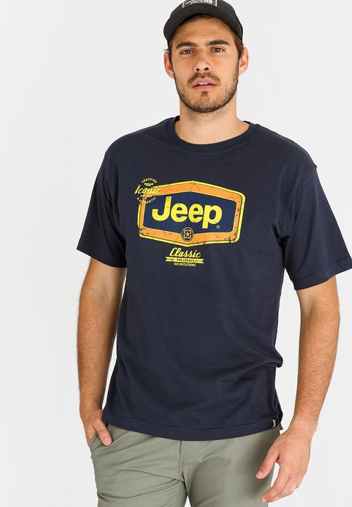 JEEP - Printed Tee Navy
