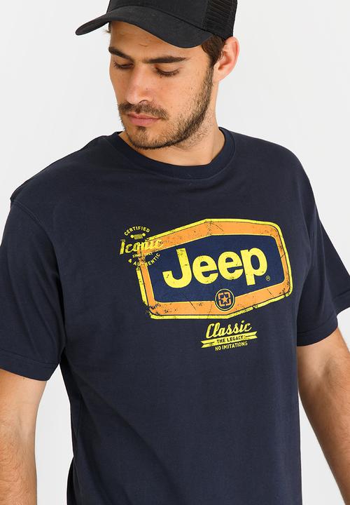 JEEP - Printed Tee Navy
