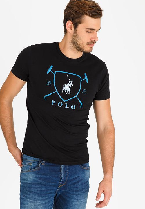 POLO - Classic Print T Shirt Black