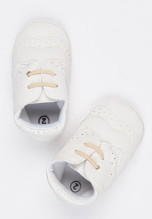 Pop Candy - Boys Brogues Shoe White