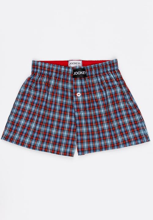 Jockey - 2 PK Boys Woven Boxer Multi-colour