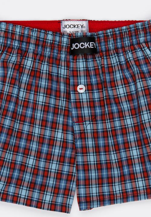 Jockey - 2 PK Boys Woven Boxer Multi-colour