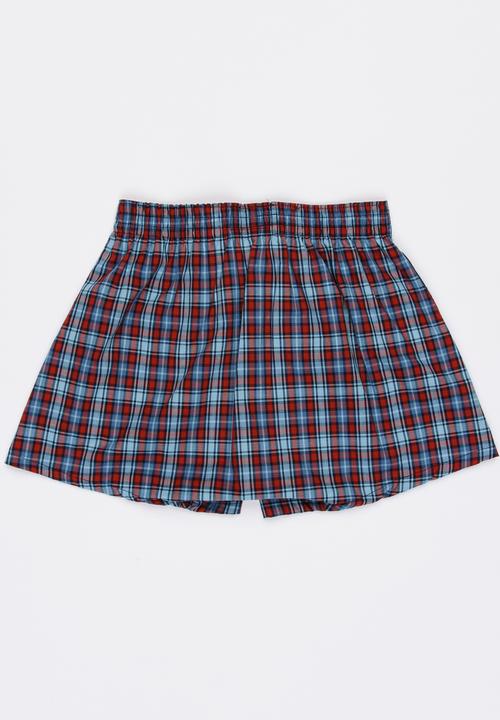 Jockey - 2 PK Boys Woven Boxer Multi-colour