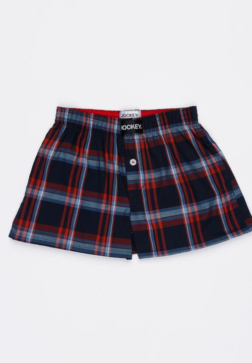 Jockey - 2 PK Boys Woven Boxer Multi-colour