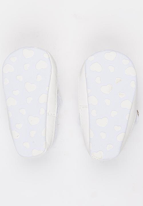 Pop Candy - Anglaise Mary Janes Pump White