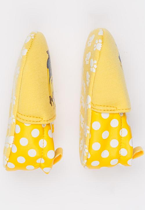 Pop Candy - Printed Slippers Yellow