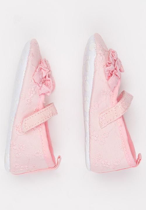 Pop Candy - Frilly Pumps Pale Pink