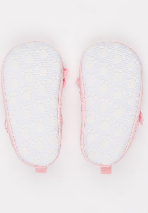 Pop Candy - Frilly Pumps Pale Pink