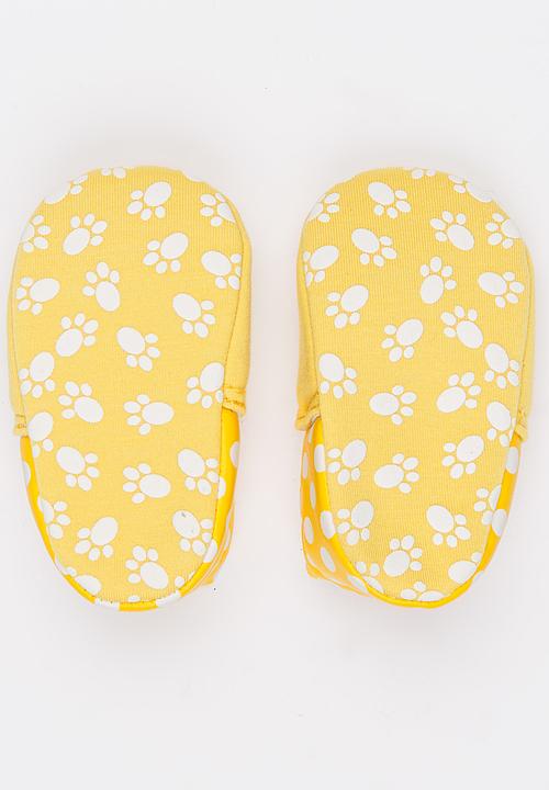 Pop Candy - Printed Slippers Yellow
