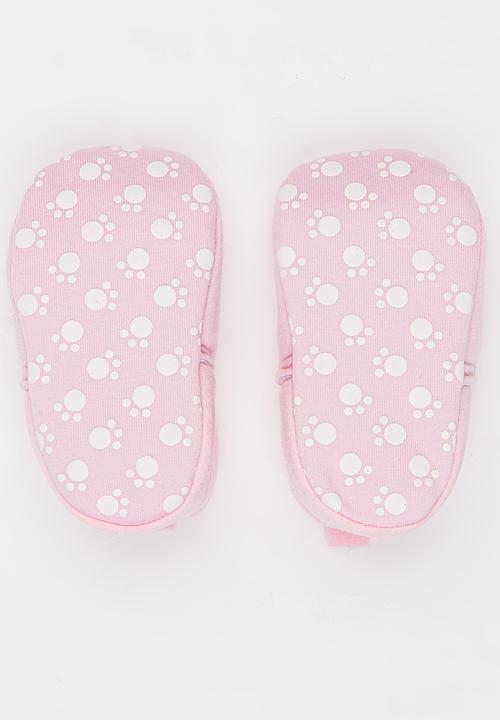 Pop Candy - Printed Slippers Pale Pink