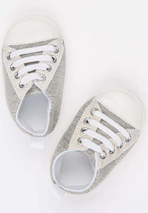 Pop Candy - Boys Hi Top Sneaker Grey