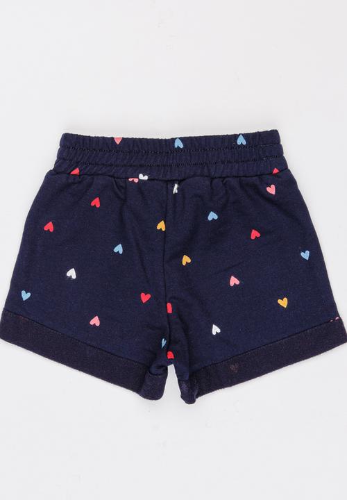See-Saw - Girls Fleece Shorts Navy