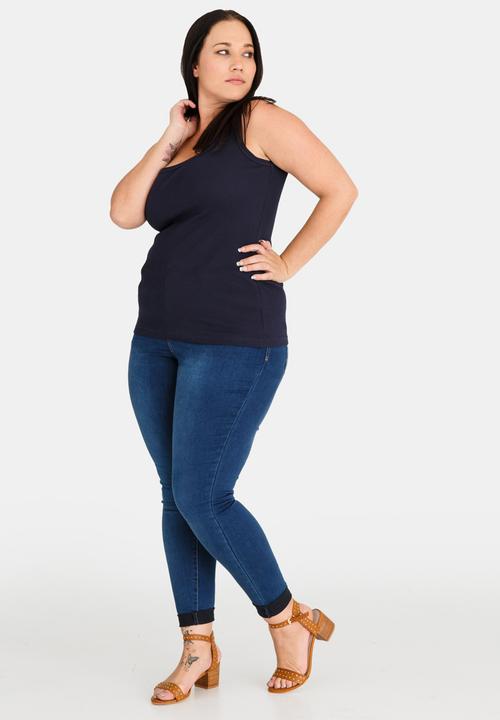 EVANS - Round Neck Vest Navy