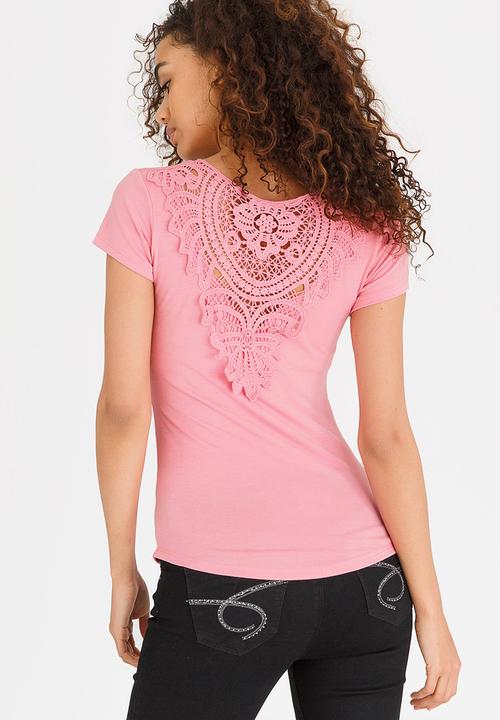 SISSY BOY - Raia One Up Tee Pale Pink