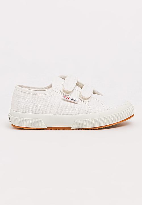 SUPERGA - Classic Velcro Sneaker White
