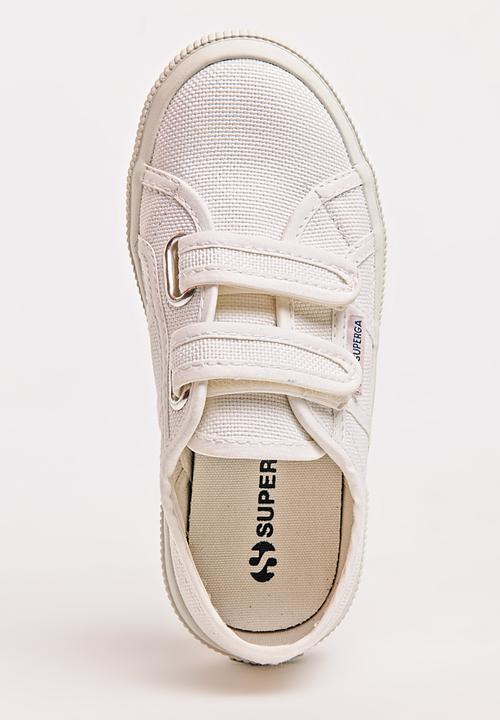SUPERGA - Classic Velcro Sneaker White