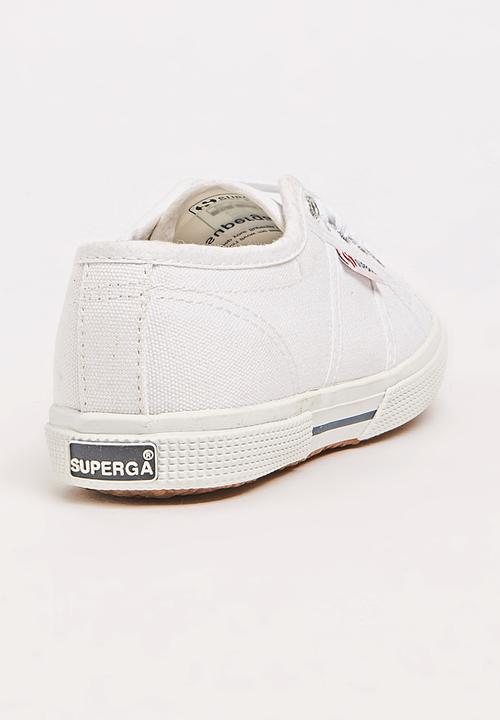 SUPERGA - Girls Junior Slim Line Sneaker White