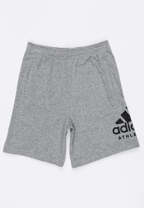 adidas Performance - Big Logo Short Grey