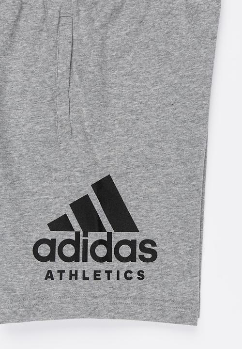 adidas Performance - Big Logo Short Grey
