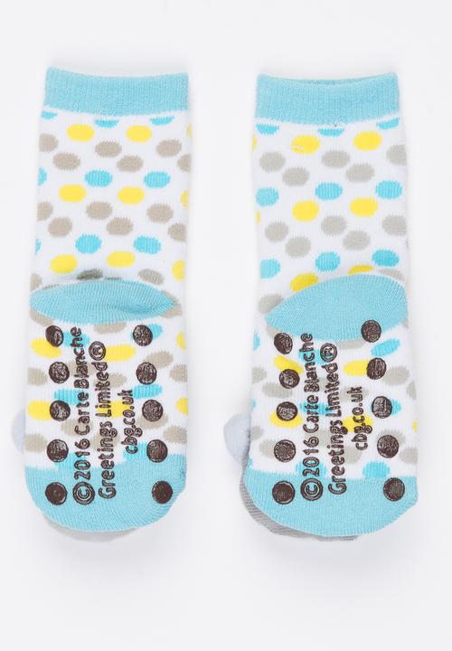 Character Baby - Tiny Tatty Teddy Rattle Socks Multi-colour