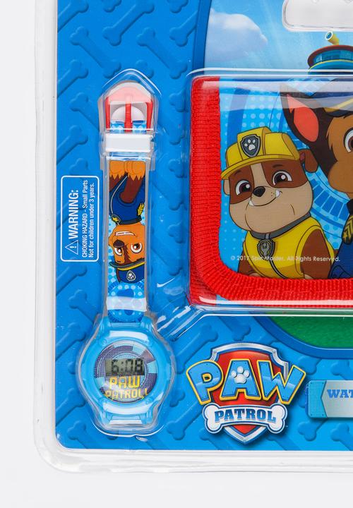 Character Fashion - Paw Patrol Watch & Wallet Set Multi-colour