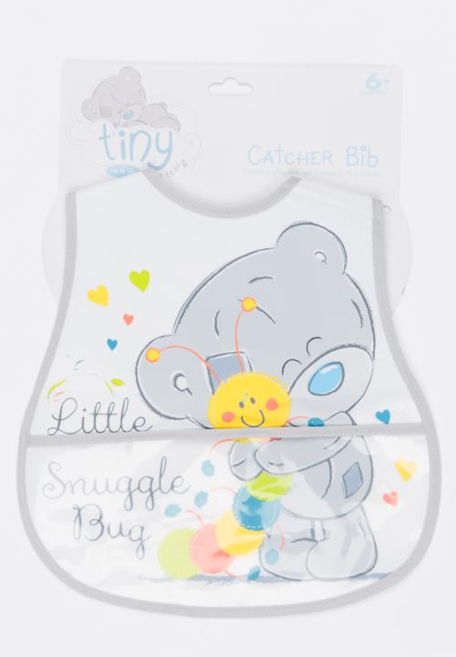 Character Baby - Tinny Tatty Teddy Catcher Bib Grey