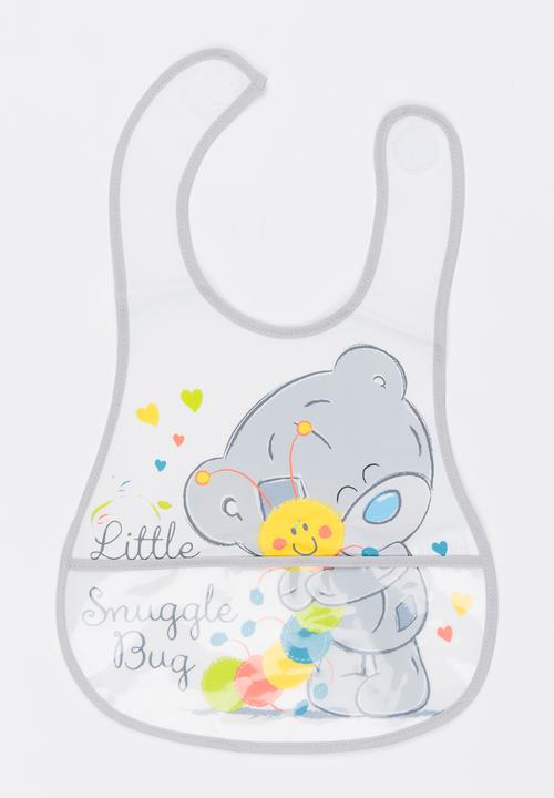 Character Baby - Tinny Tatty Teddy Catcher Bib Grey