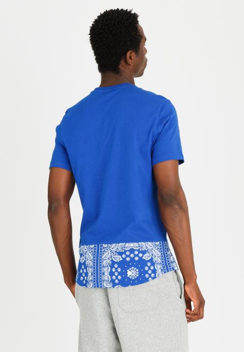 Reebok Classic - F Bandana Print Tee Mid Blue