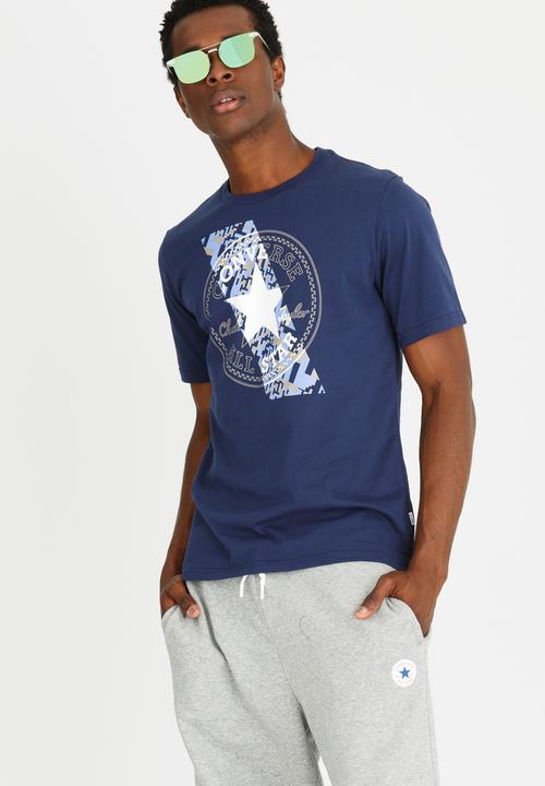 Converse - Chuckpatch Contrast Slash Tee Navy