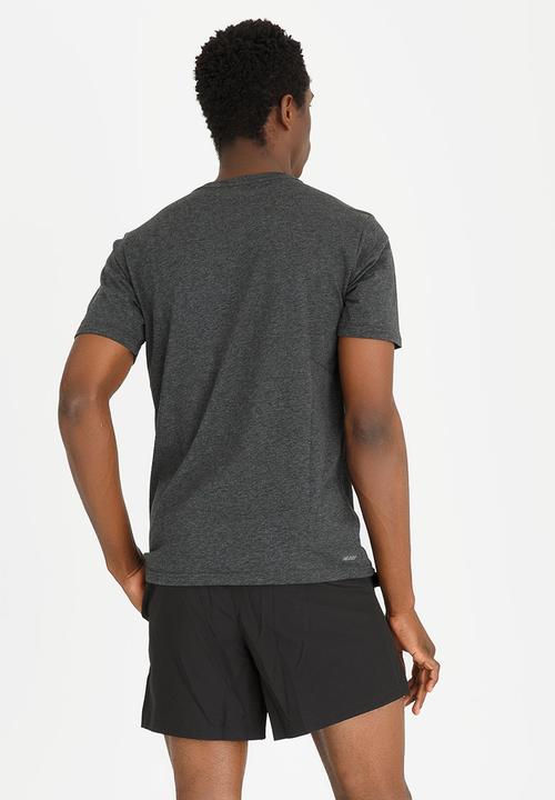 New Balance  - Heather Tech Tee Charcoal