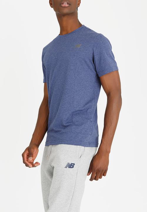 New Balance  - Heather Tech Tee Blue