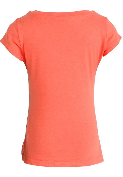 GUESS - S/S Heart Tee Coral