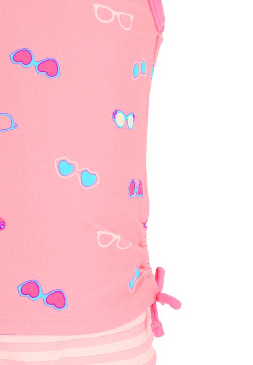 Pop Candy - Printed 2 Piece Swimsuit Coral