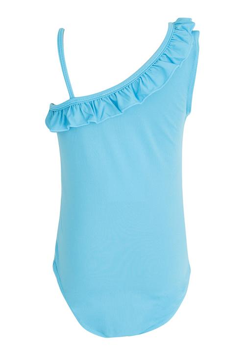 Pop Candy - Printed Full Piece Swimsuit Pale Blue