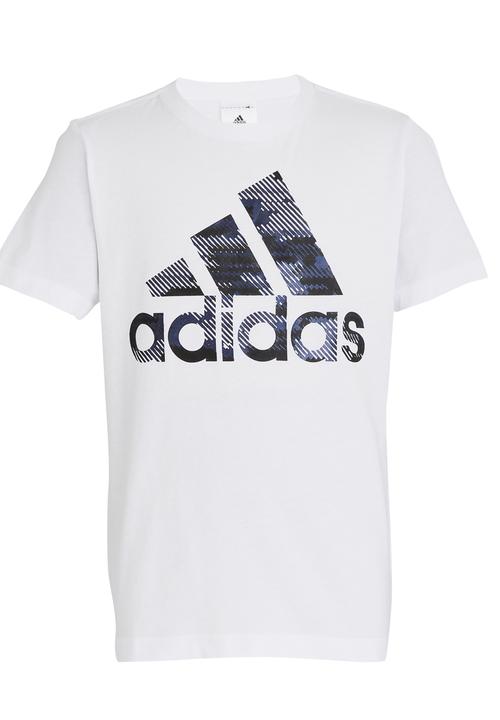 adidas Performance - Boys Bos Foil  Tee White