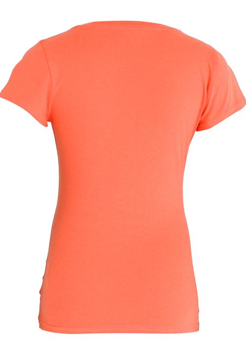 GUESS - S/S Heart Tee Coral