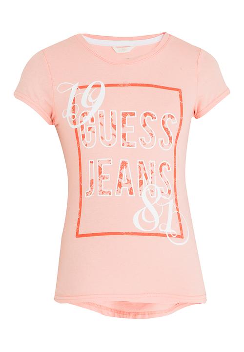 GUESS - S/S 1981 Box Tee Peach