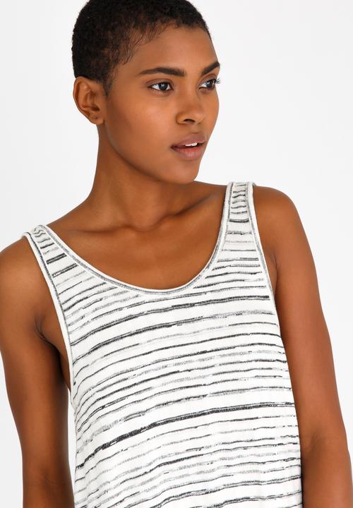 Lizzy - Inaya Vest Blue and White