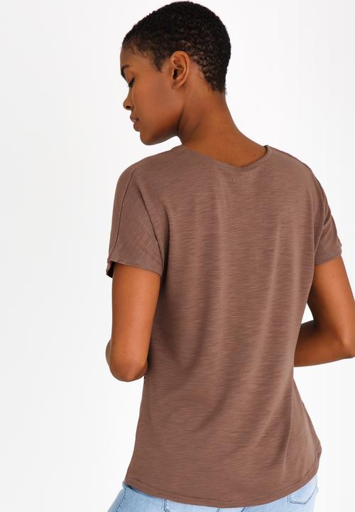 JEEP - Printed Fashion Top Brown